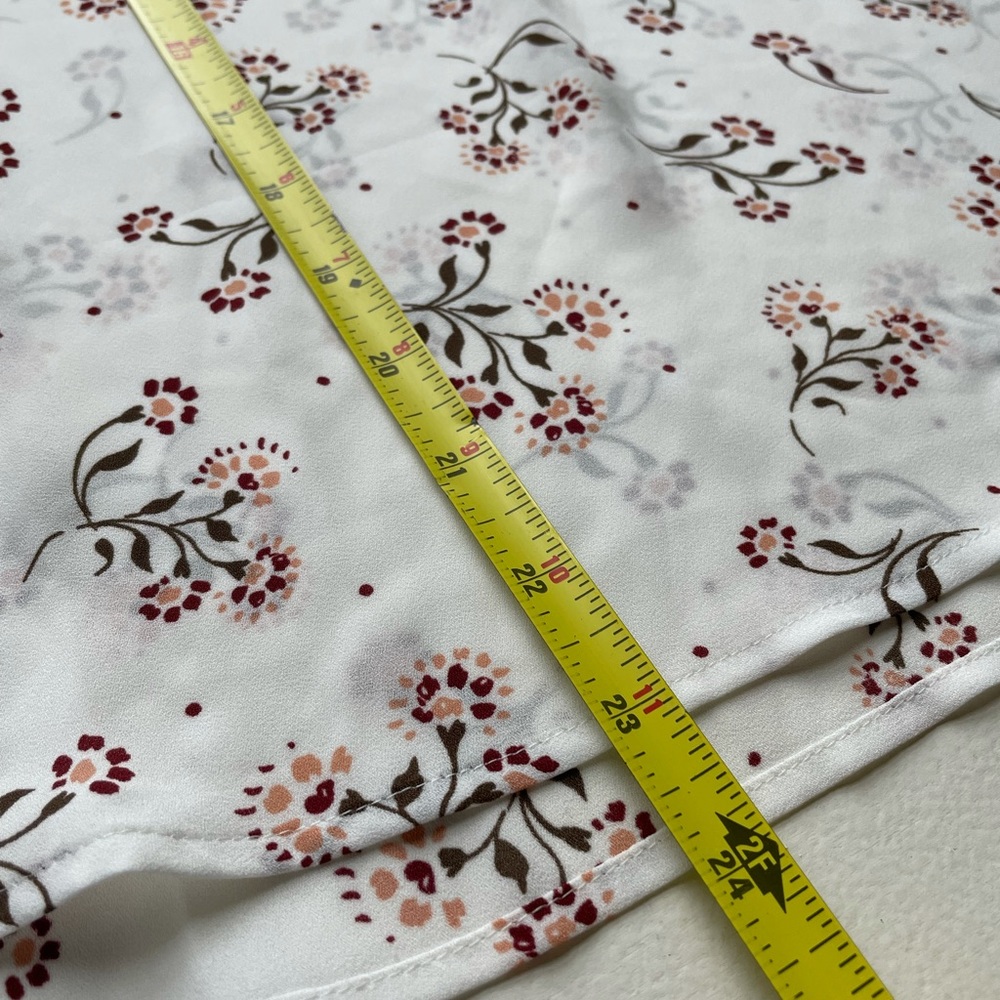 Loft garden shirred ruffle blouse. - Picture 9 of 13